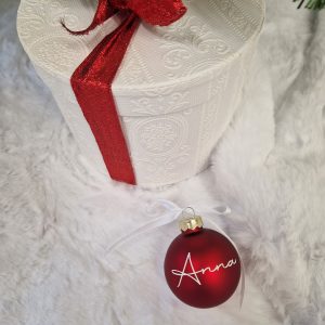 Personalisierte Weihnachtskugel mit Name