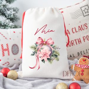 personalisierter Samichlaus-Sack mit Name – Wiehnachtsgschänk für Chind